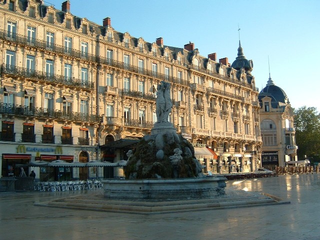 Place de la Comédie, à Montpellier