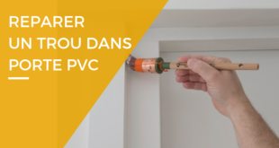 porte pvc réparation