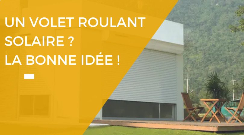 volets roulants solaires