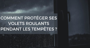 volets roulants tempête