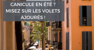 Renovart - Volets ajourés et motorisés pour se proteger de la canicule