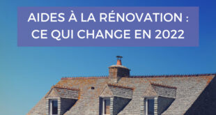 Quelles aides à la rénovation en 2022 ?