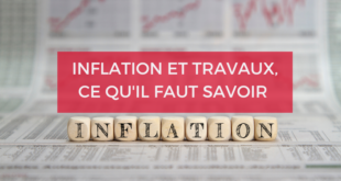 inflation et travaux